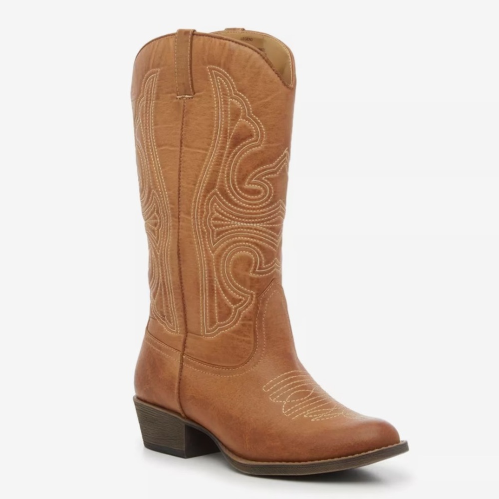 Tan Western Cowboy Boots (size 7.5)
